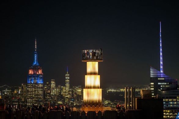 Introducing Skylift at Top of the Rock Observation Deck - by Rockefeller Center